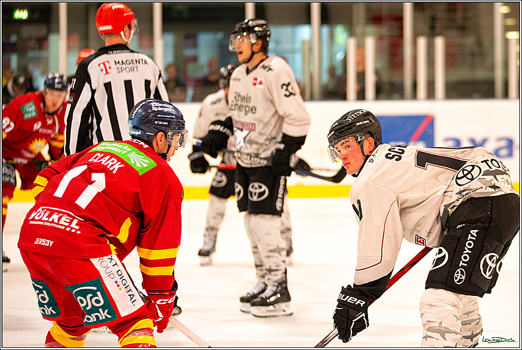 PENNY DEL; Testspiel Koelner Haie- Duesseldorfer EG; Koeln, 03.09.2023