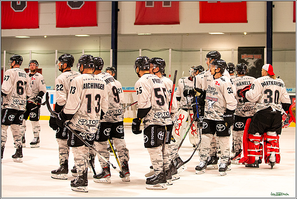 PENNY DEL; Testspiel Koelner Haie- Duesseldorfer EG; Koeln, 03.09.2023