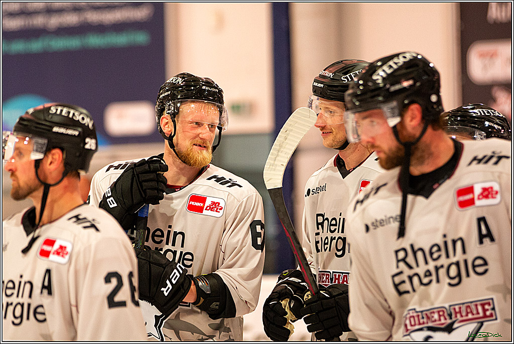 PENNY DEL; Testspiel Koelner Haie- Duesseldorfer EG; Koeln, 03.09.2023