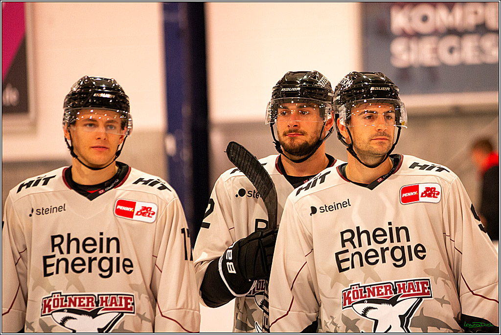 PENNY DEL; Testspiel Koelner Haie- Duesseldorfer EG; Koeln, 03.09.2023