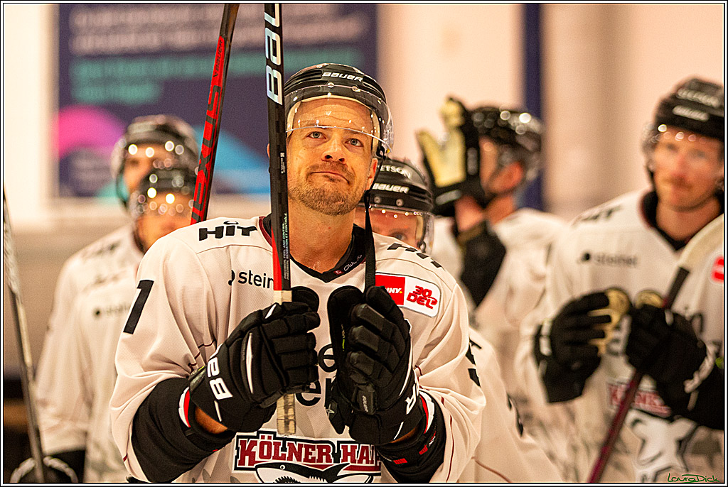PENNY DEL; Testspiel Koelner Haie- Duesseldorfer EG; Koeln, 03.09.2023