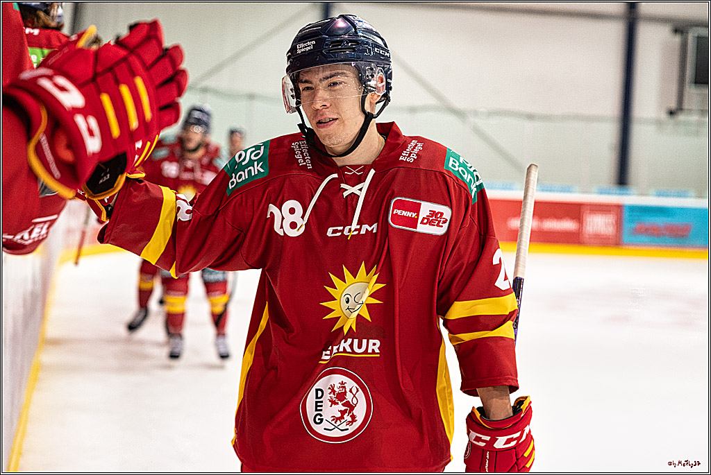 PENNY DEL 1. Testspiel Koelner Haie - Duesseldorfer EG ; Koeln, 03.09.2023