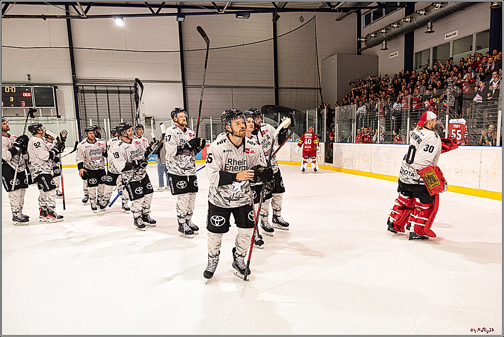 PENNY DEL 1. Testspiel Koelner Haie - Duesseldorfer EG ; Koeln, 03.09.2023