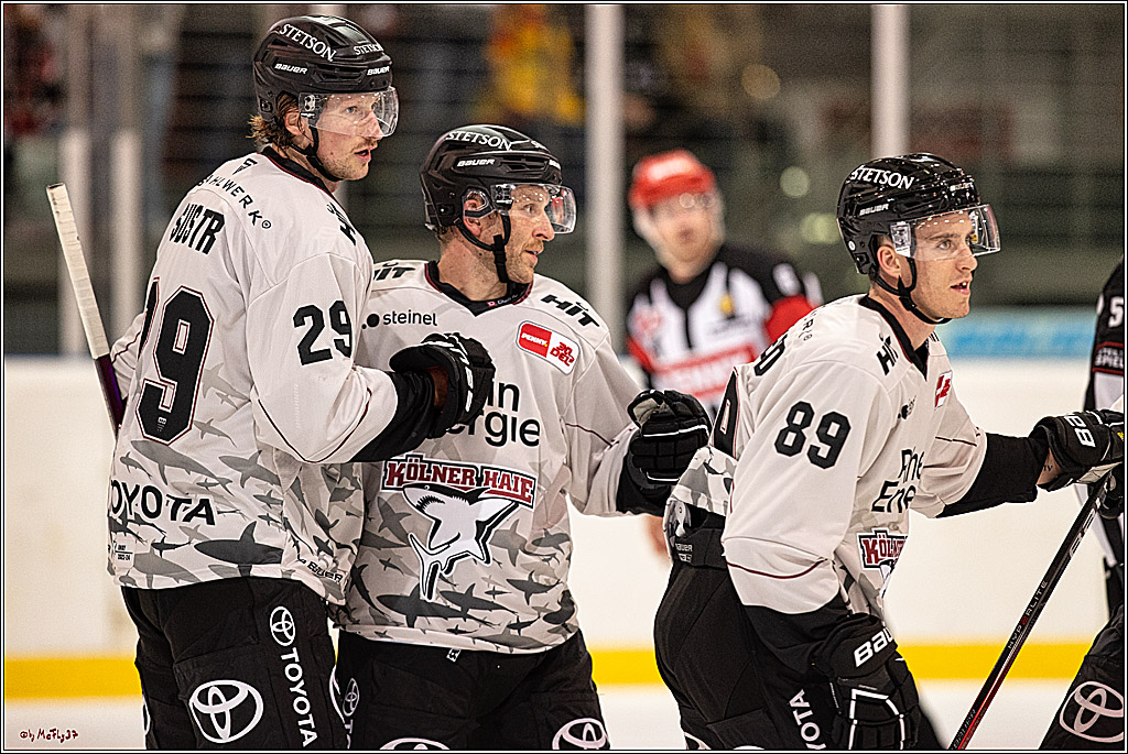 PENNY DEL 1. Testspiel Koelner Haie - Duesseldorfer EG ; Koeln, 03.09.2023
