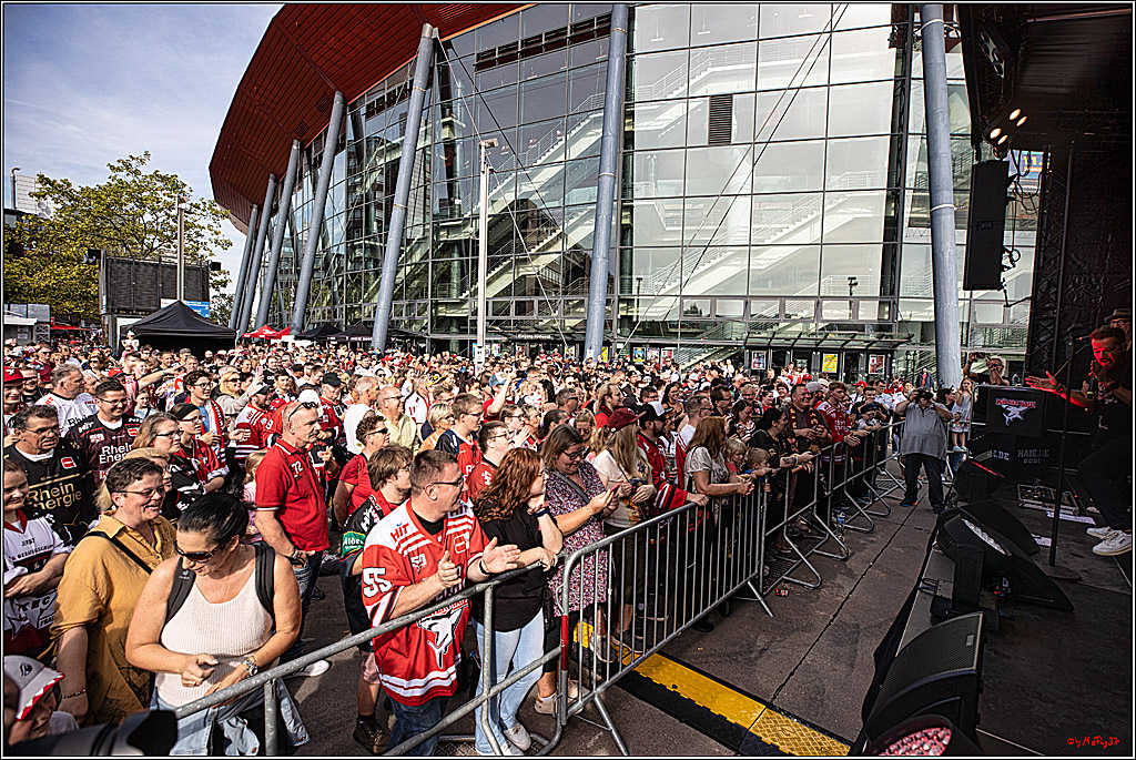 PENNY DEL Saisoneroeffnungsfeier Koelner Haie; Koeln, 03.09.2023