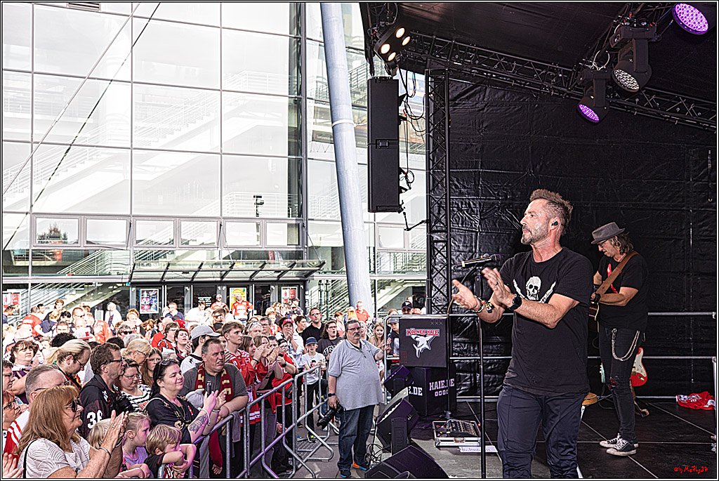 PENNY DEL Saisoneroeffnungsfeier Koelner Haie; Koeln, 03.09.2023