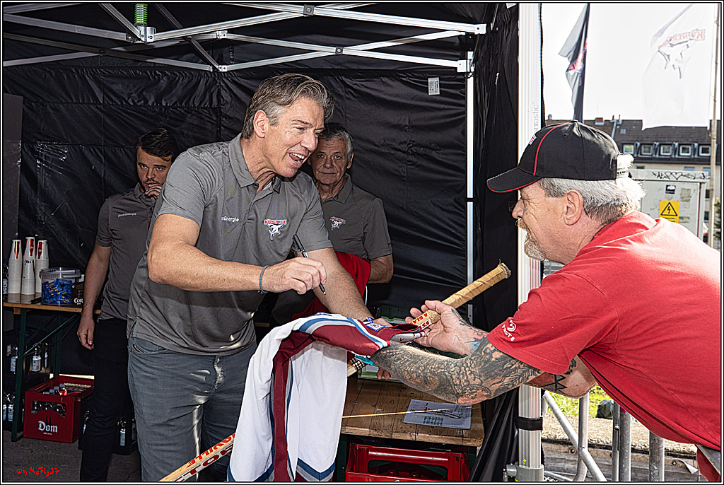 PENNY DEL Saisoneroeffnungsfeier Koelner Haie; Koeln, 03.09.2023