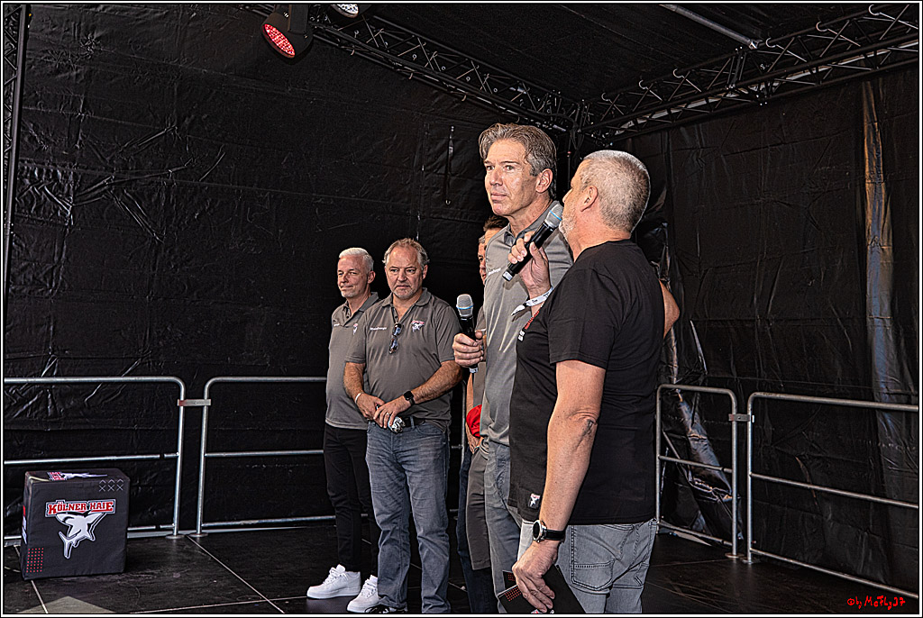 PENNY DEL Saisoneroeffnungsfeier Koelner Haie; Koeln, 03.09.2023