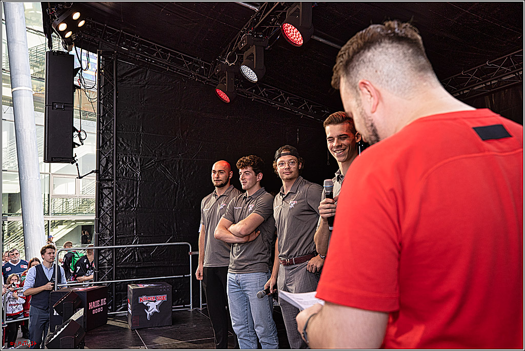 PENNY DEL Saisoneroeffnungsfeier Koelner Haie; Koeln, 03.09.2023