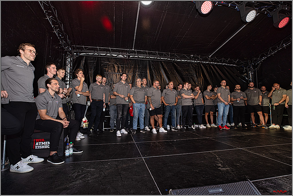 PENNY DEL Saisoneroeffnungsfeier Koelner Haie; Koeln, 03.09.2023