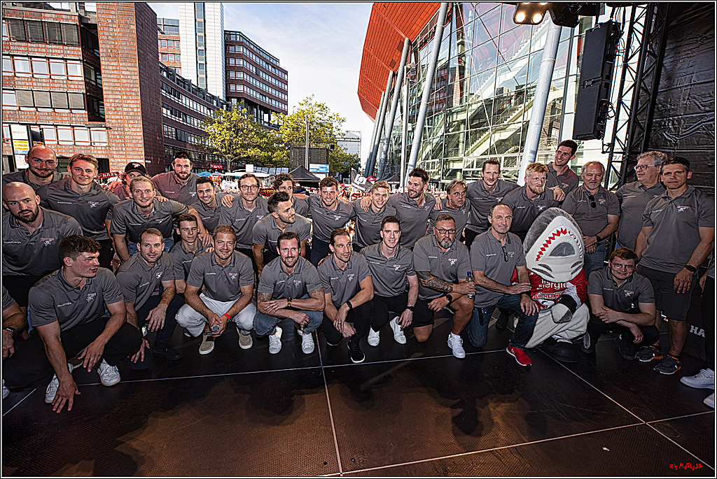 PENNY DEL Saisoneroeffnungsfeier Koelner Haie; Koeln, 03.09.2023