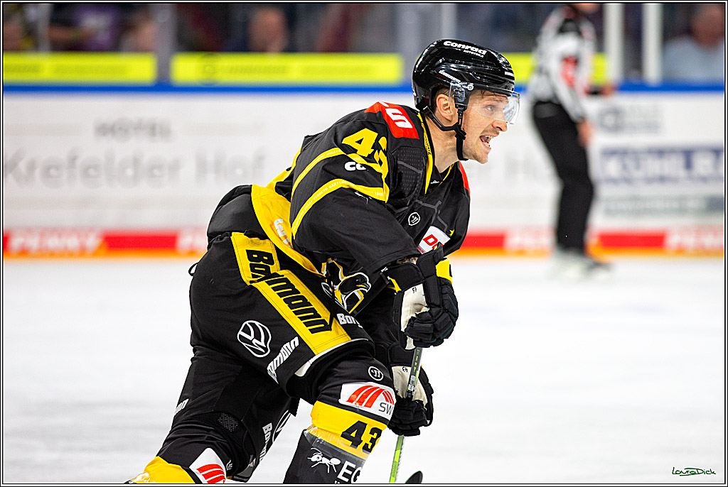 PENNY DEL; Testspiel Krefelder Pinguine- Koelner Haie; Krefeld, 10.09.2023