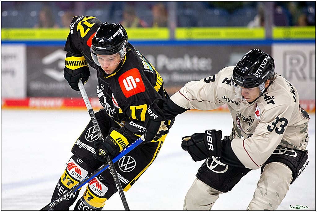 PENNY DEL; Testspiel Krefelder Pinguine- Koelner Haie; Krefeld, 10.09.2023