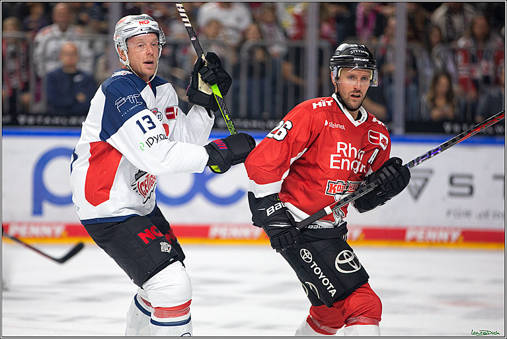 PENNY DEL; Koelner Haie- Nuernberg Ice Tigers; Koeln, 15.09.2023