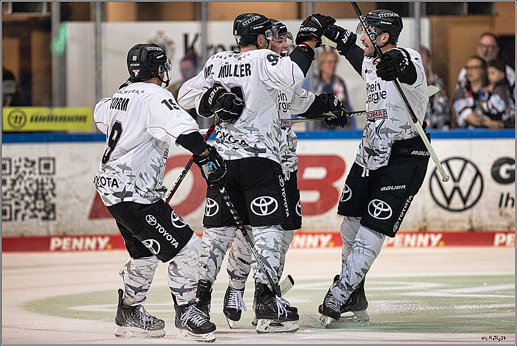 PENNY DEL 1 Iserlohn Roosters - Koelner Haie; Koeln, 28.09.2023