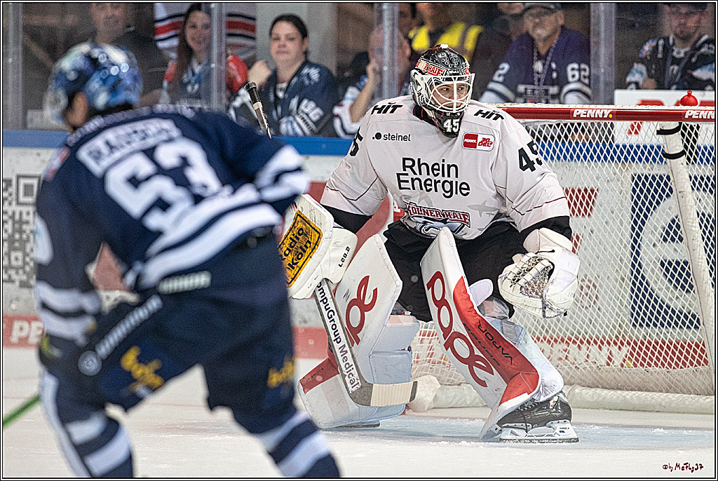 PENNY DEL 1 Iserlohn Roosters - Koelner Haie; Koeln, 28.09.2023