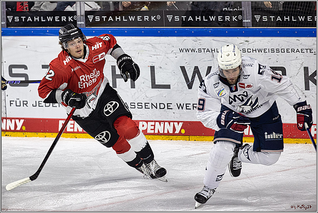 PENNY DEL 1. Koelner Haie - Adler Mannheim; Koeln, 30.09.2023