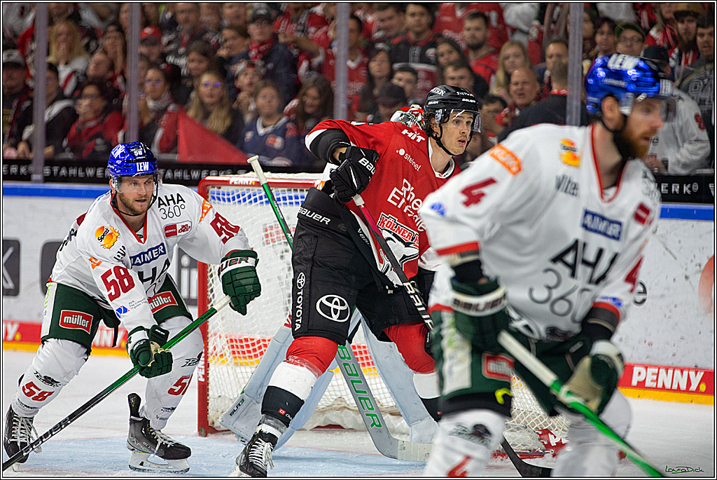 PENNY DEL; Koelner Haie- AEV Augsburg; Koeln, 03.10.2023