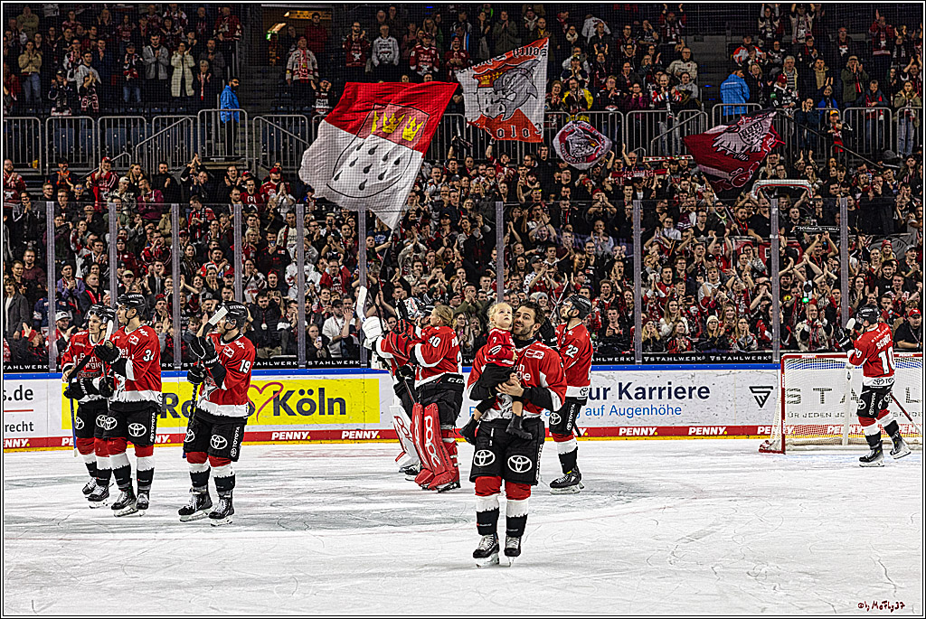 PENNY DEL 1. Koelner Haie - Augsburger Panther; Koeln, 19.11.2023