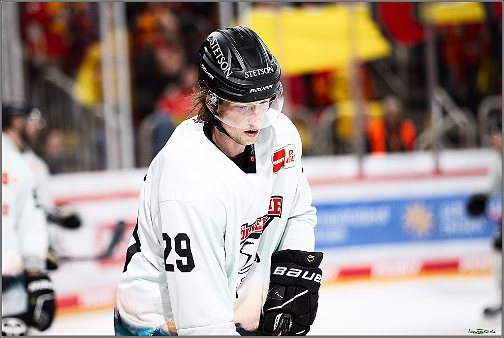 PENNY DEL; Duesseldorfer EG- Koelner Haie; Duesseldorf, 03.12.2023