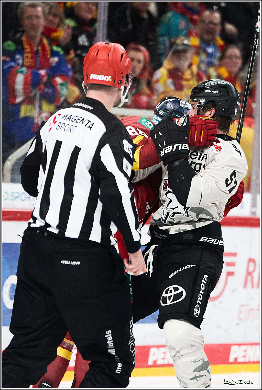 PENNY DEL; Duesseldorfer EG- Koelner Haie; Duesseldorf, 03.12.2023