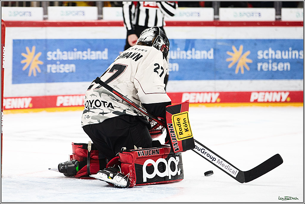PENNY DEL; Duesseldorfer EG- Koelner Haie; Duesseldorf, 03.12.2023