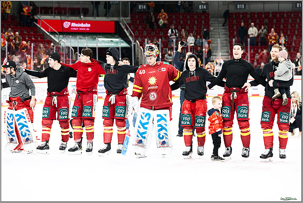 PENNY DEL; Duesseldorfer EG- Koelner Haie; Duesseldorf, 03.12.2023