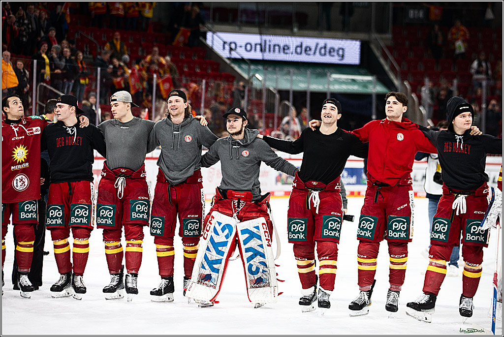 PENNY DEL; Duesseldorfer EG- Koelner Haie; Duesseldorf, 03.12.2023