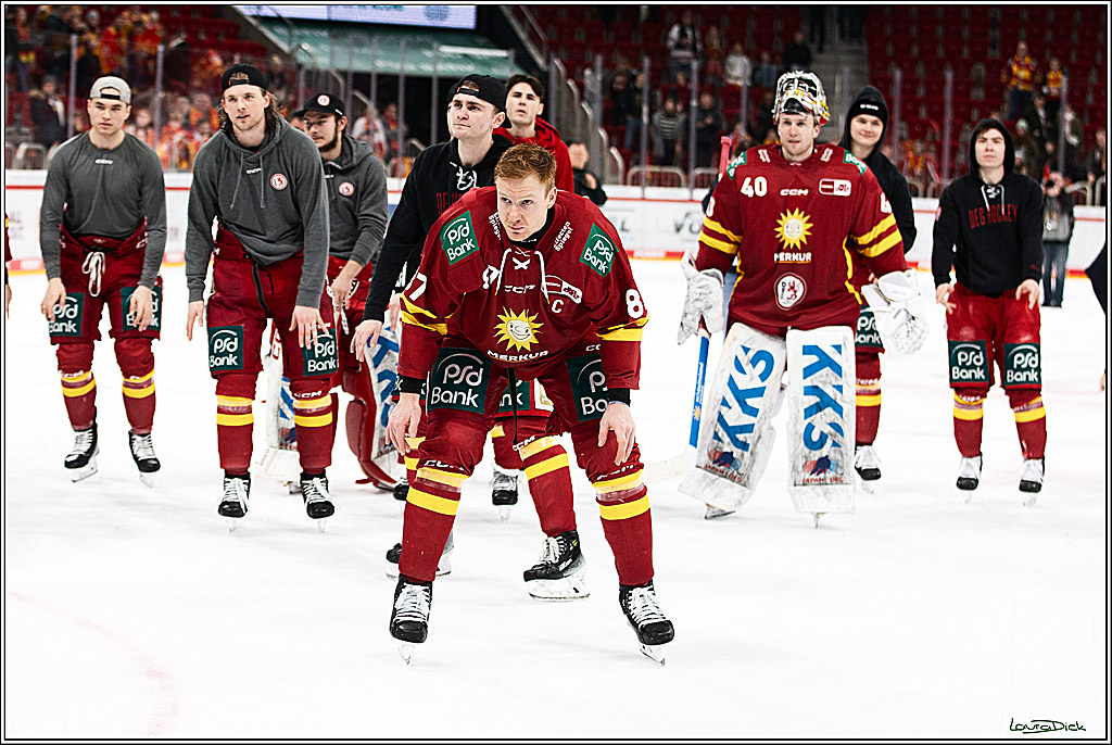 PENNY DEL; Duesseldorfer EG- Koelner Haie; Duesseldorf, 03.12.2023