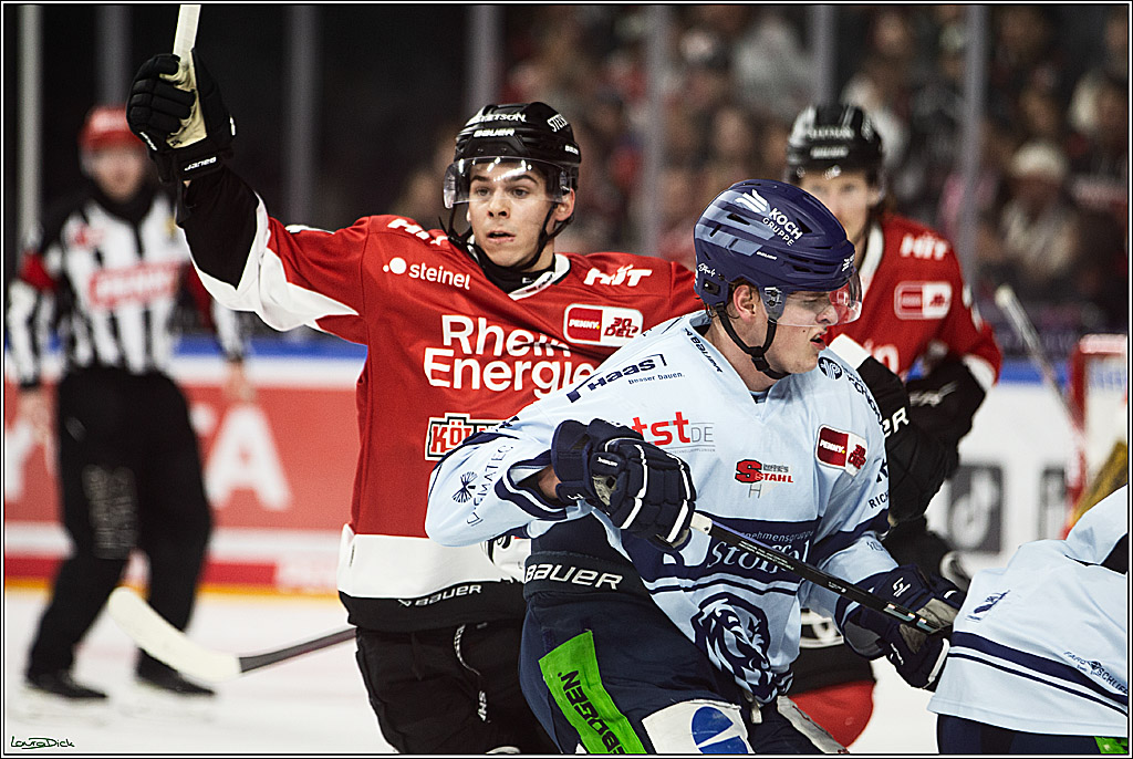 PENNY DEL; Koelner Haie- Straubing Tigers; Koeln, 15.12.2023