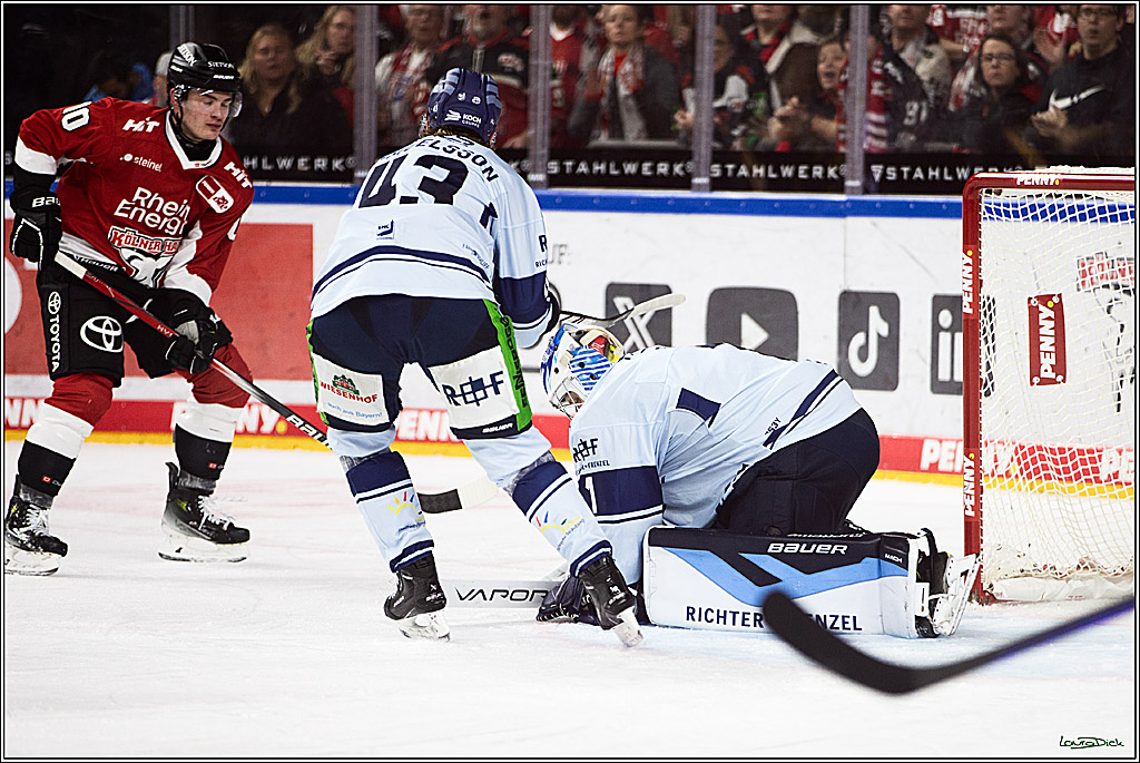 PENNY DEL; Koelner Haie- Straubing Tigers; Koeln, 15.12.2023