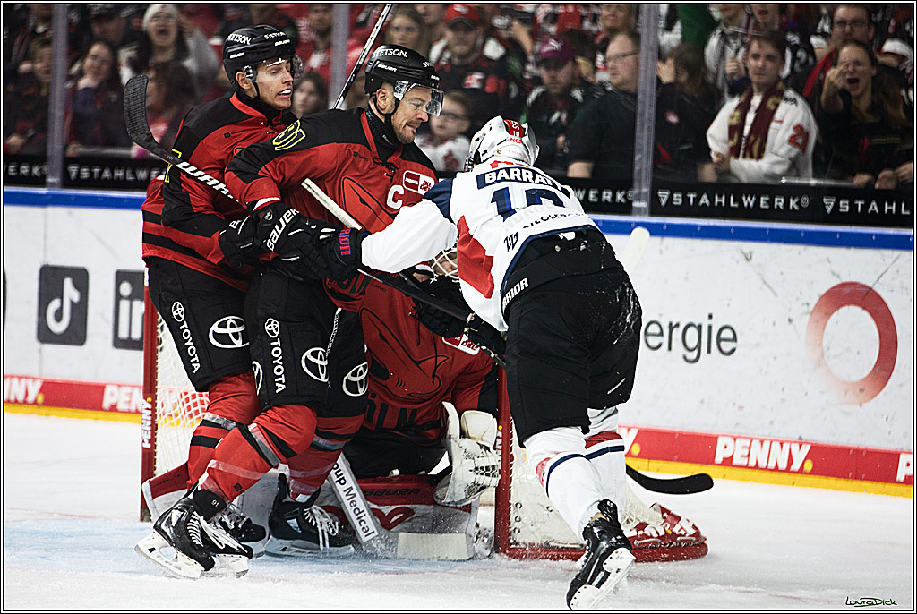 PENNY DEL; Koelner Haie- Nuernberger Ice Tigers; Koeln, 17.12.2023