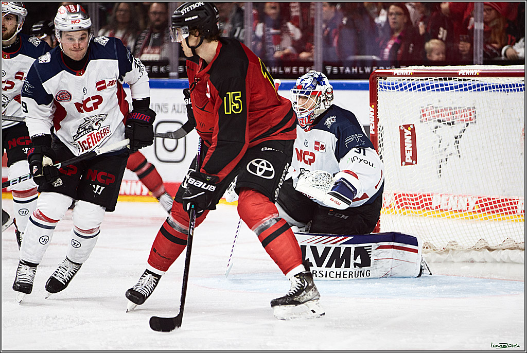 PENNY DEL; Koelner Haie- Nuernberger Ice Tigers; Koeln, 17.12.2023