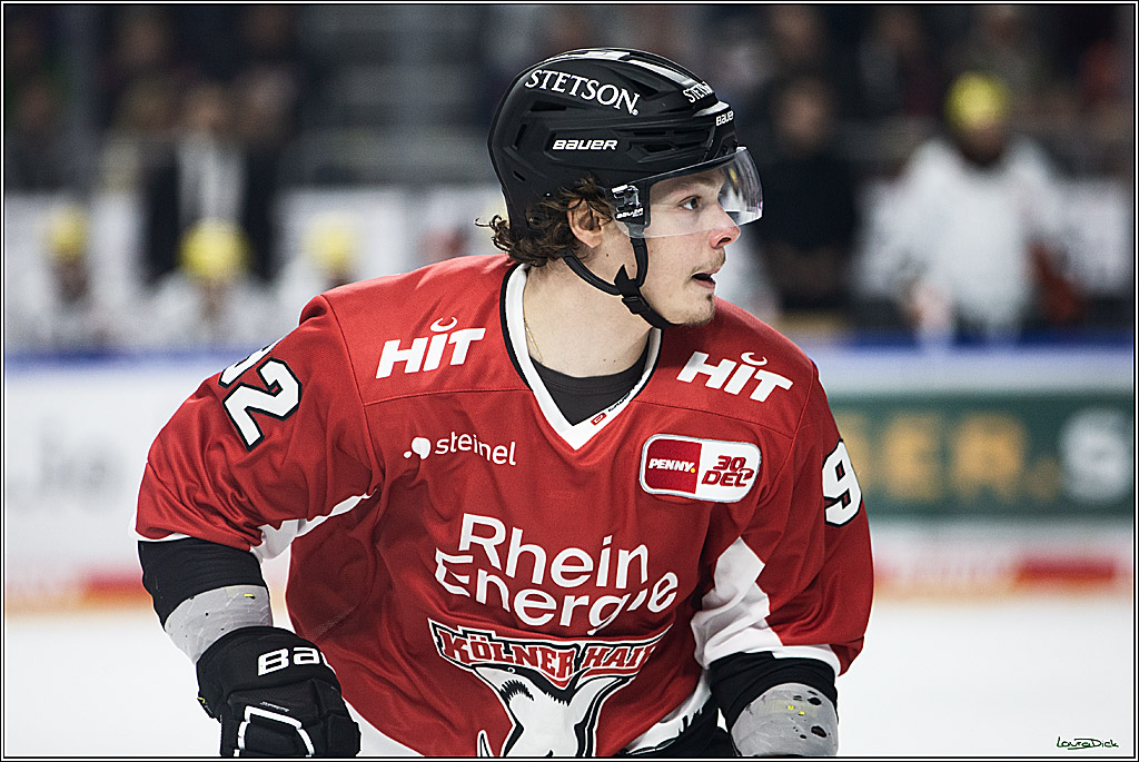 PENNY DEL; Koelner Haie- Loewen Frankfurt; Koeln, 26.12.2023