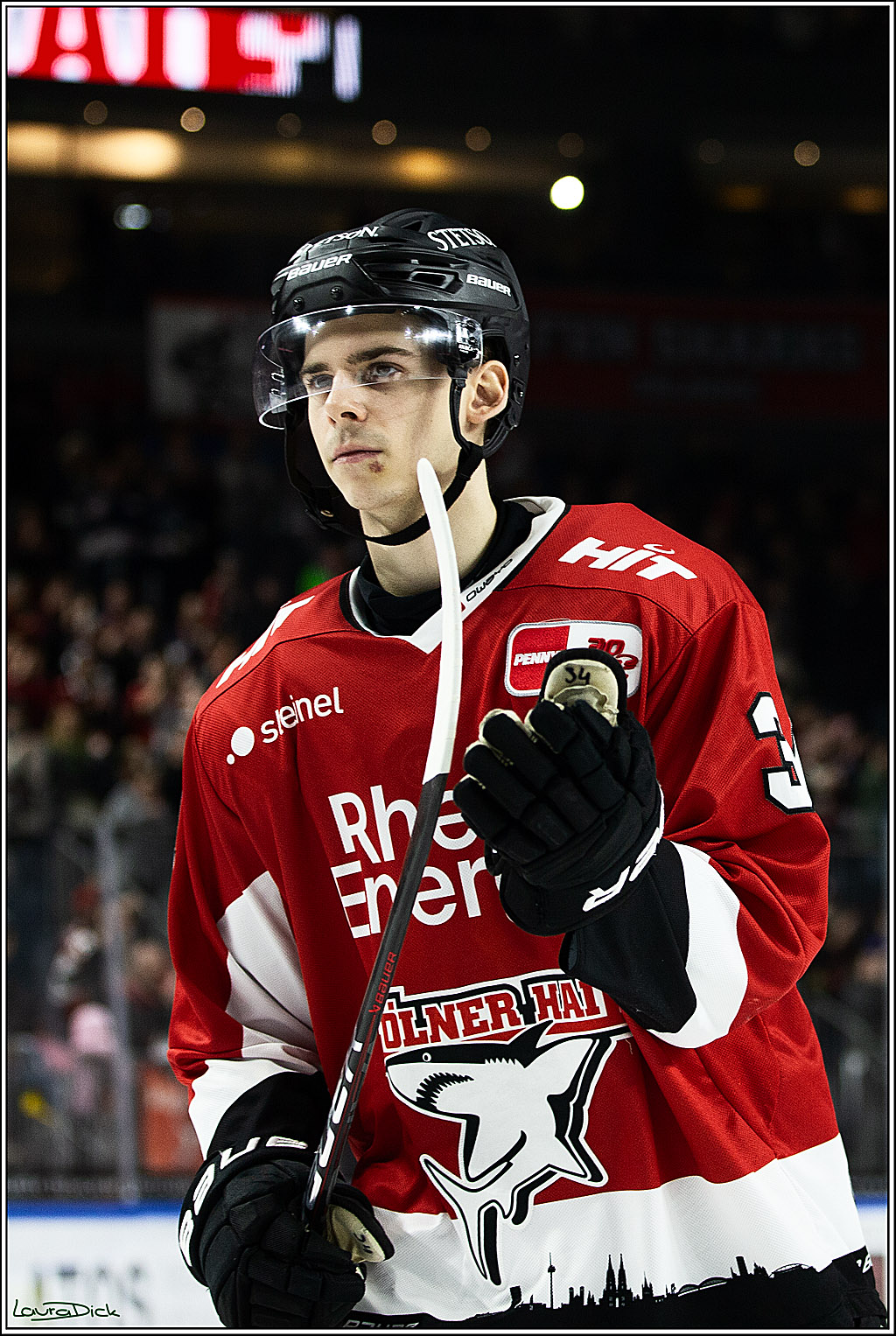 PENNY DEL; Koelner Haie- Loewen Frankfurt; Koeln, 26.12.2023