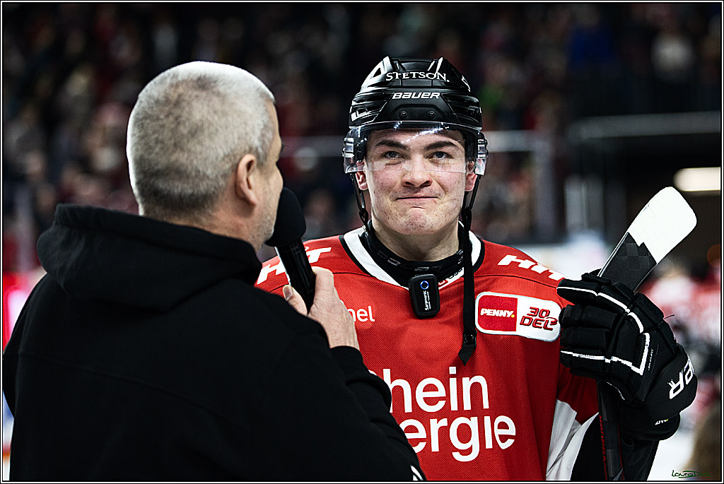 PENNY DEL; Koelner Haie- Loewen Frankfurt; Koeln, 26.12.2023