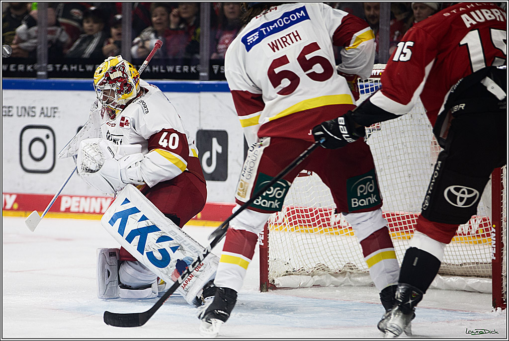 PENNY DEL; Koelner Haie- Duesseldorfer EG; Koeln, 28.12.2023