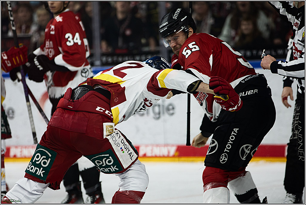 PENNY DEL; Koelner Haie- Duesseldorfer EG; Koeln, 28.12.2023