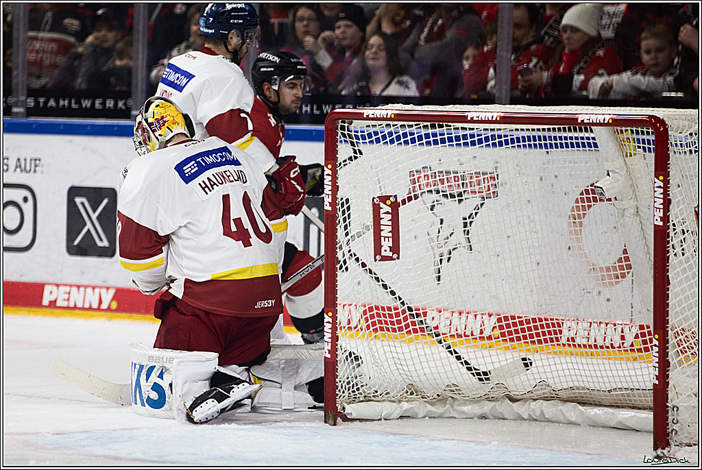 PENNY DEL; Koelner Haie- Duesseldorfer EG; Koeln, 28.12.2023
