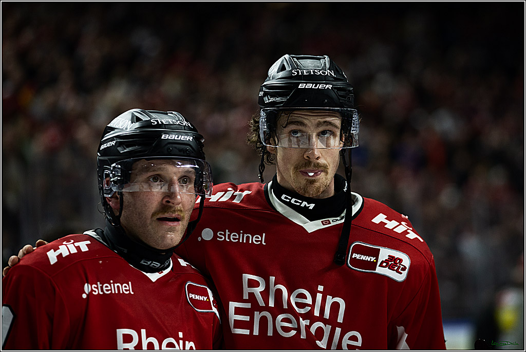 PENNY DEL; Koelner Haie- Duesseldorfer EG; Koeln, 28.12.2023