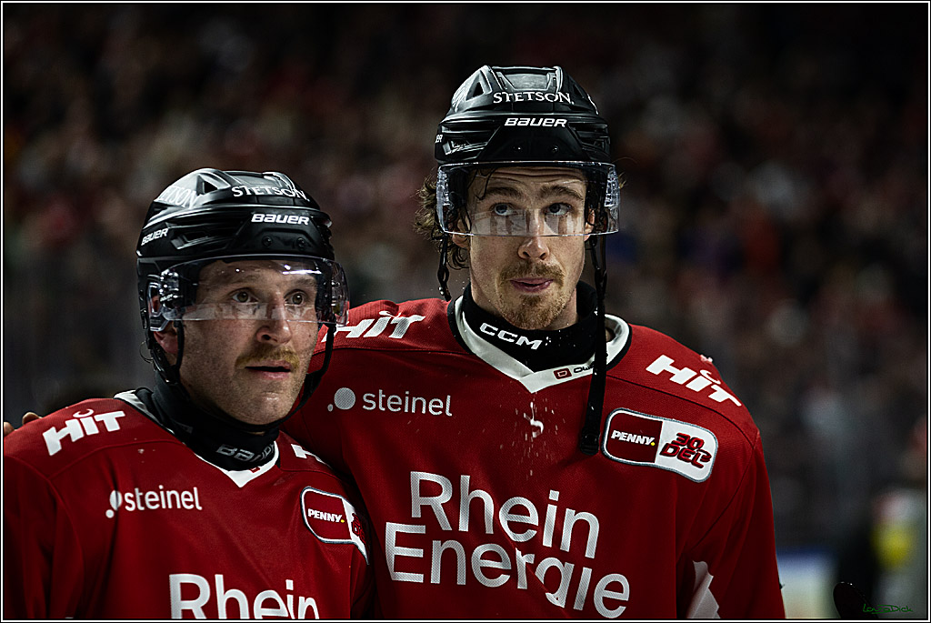 PENNY DEL; Koelner Haie- Duesseldorfer EG; Koeln, 28.12.2023