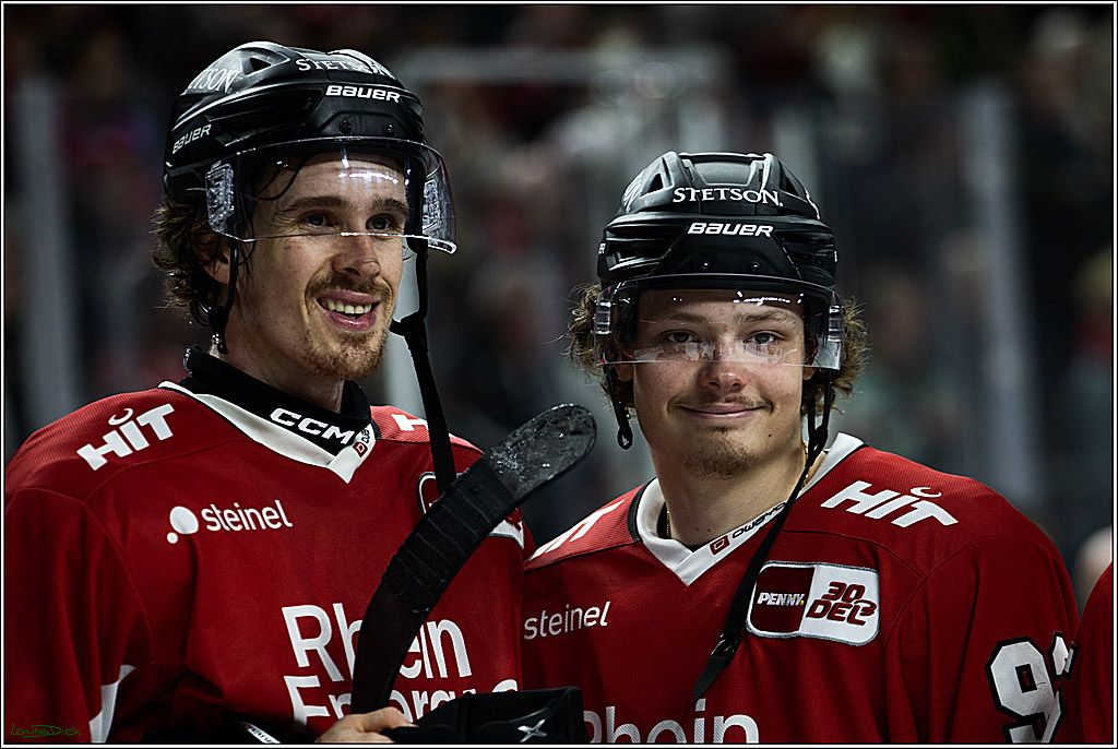 PENNY DEL; Koelner Haie- Duesseldorfer EG; Koeln, 28.12.2023