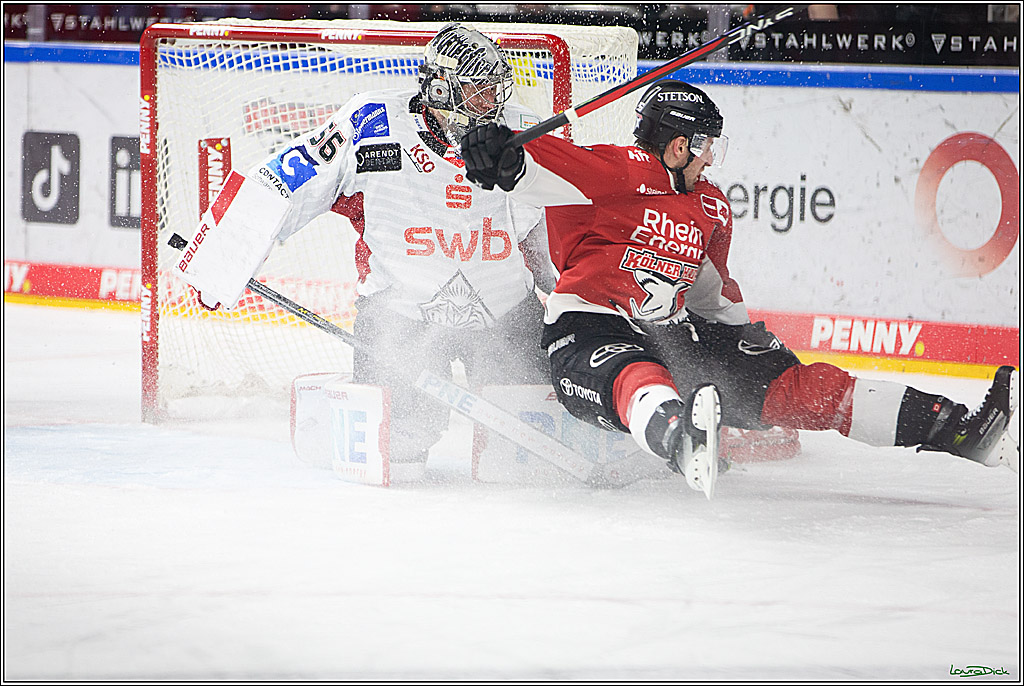 PENNY DEL; Koelner Haie- Fischtown Pinguins Bremerhaven; Koeln, 30.01.2024