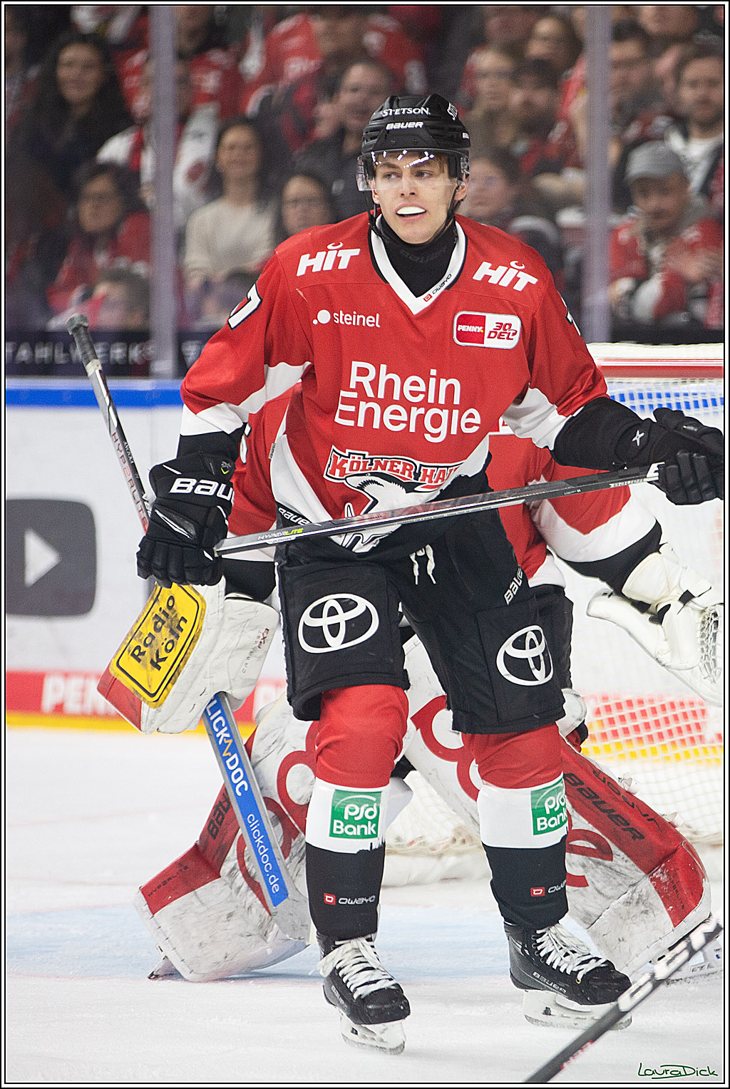 PENNY DEL; Koelner Haie-Loewen Frankfurt; Koeln, 16.02.2024