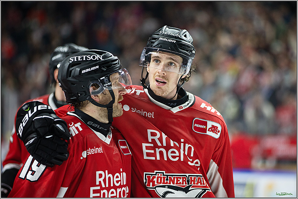 PENNY DEL; Koelner Haie-Loewen Frankfurt; Koeln, 16.02.2024