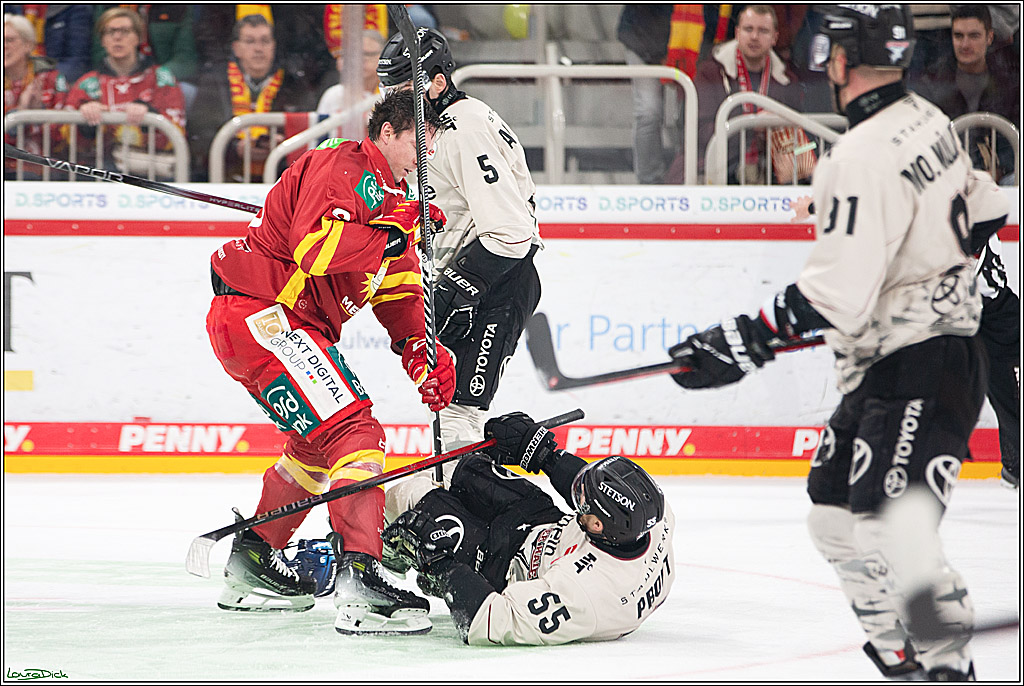 PENNY DEL; Duesseldorfer EG- Koelner Haie; Duesseldorf, 25.02.2024