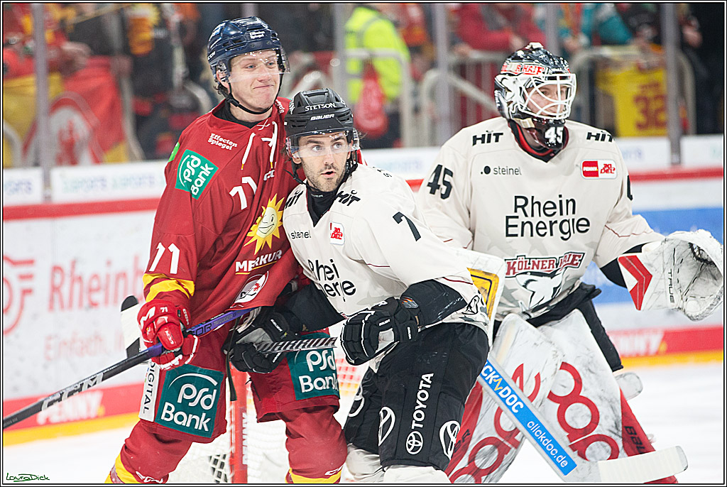 PENNY DEL; Duesseldorfer EG- Koelner Haie; Duesseldorf, 25.02.2024