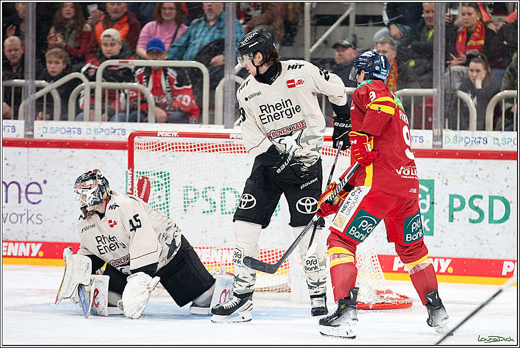 PENNY DEL; Duesseldorfer EG- Koelner Haie; Duesseldorf, 25.02.2024