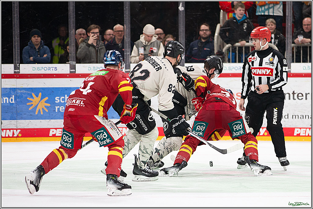 PENNY DEL; Duesseldorfer EG- Koelner Haie; Duesseldorf, 25.02.2024