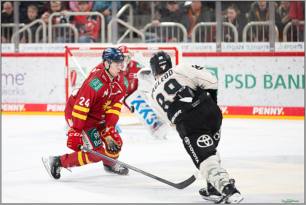 PENNY DEL; Duesseldorfer EG- Koelner Haie; Duesseldorf, 25.02.2024
